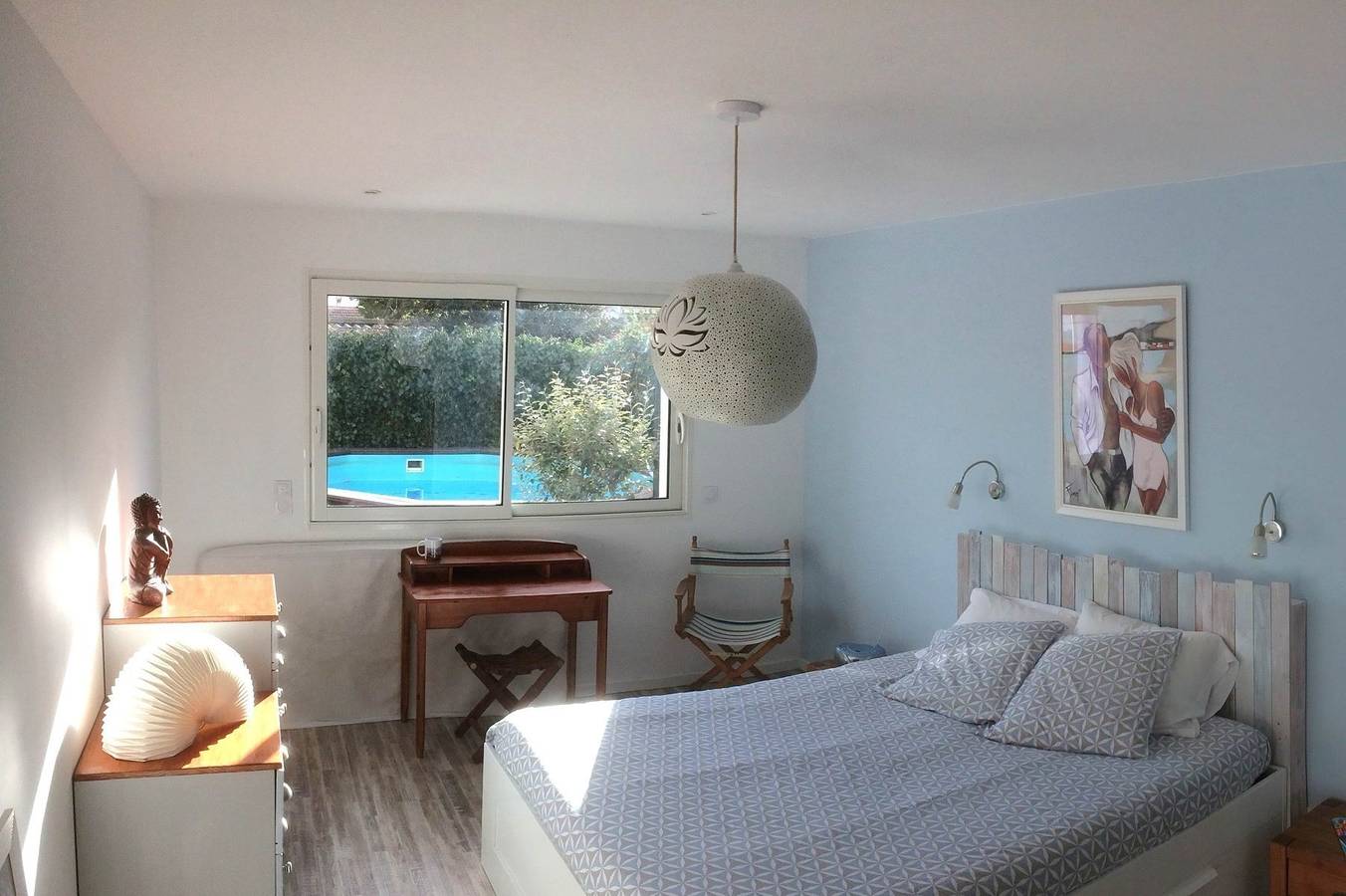 Ganze Ferienwohnung, Bequemes und renoviertes 100qm Haus mit halb-vergraben Pool in Biscarrosse Plage, Biscarrosse