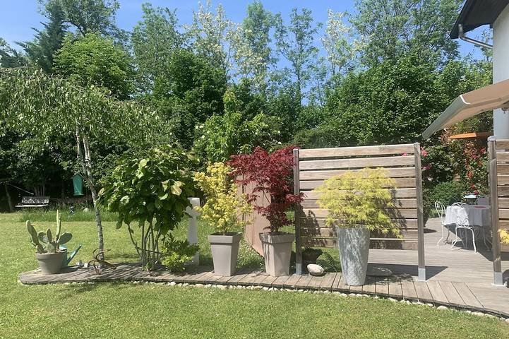 Appartement de vacances pour 3 personnes, avec terrasse et jardin