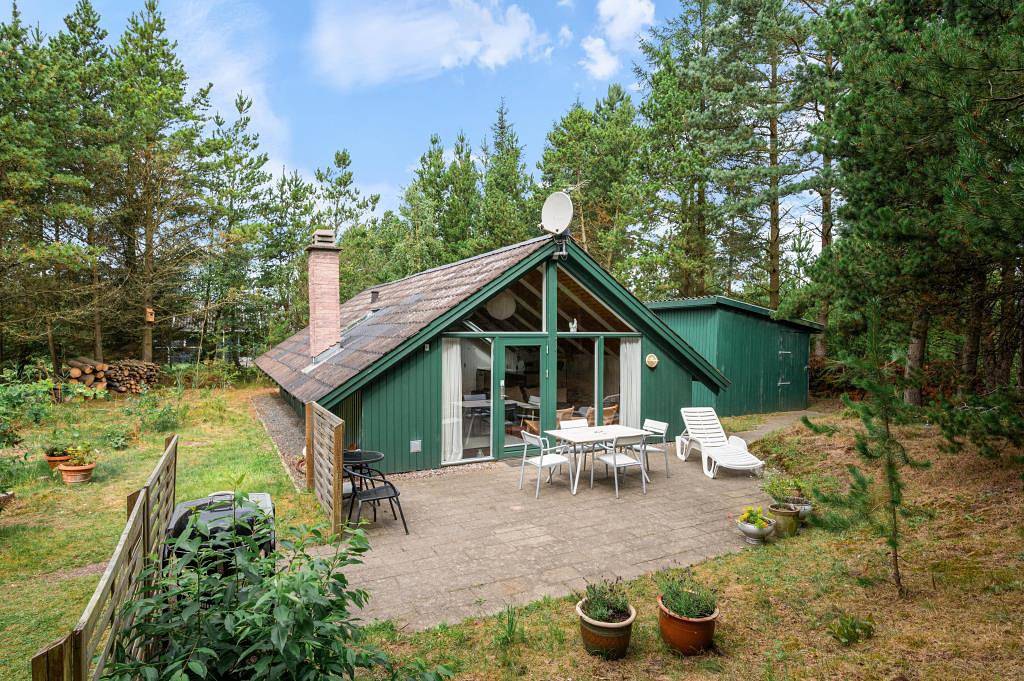 Ferienhaus mit Retrocharme mit Kamin in Houstrup - 1 Hund in Nørre Nebel, Varde