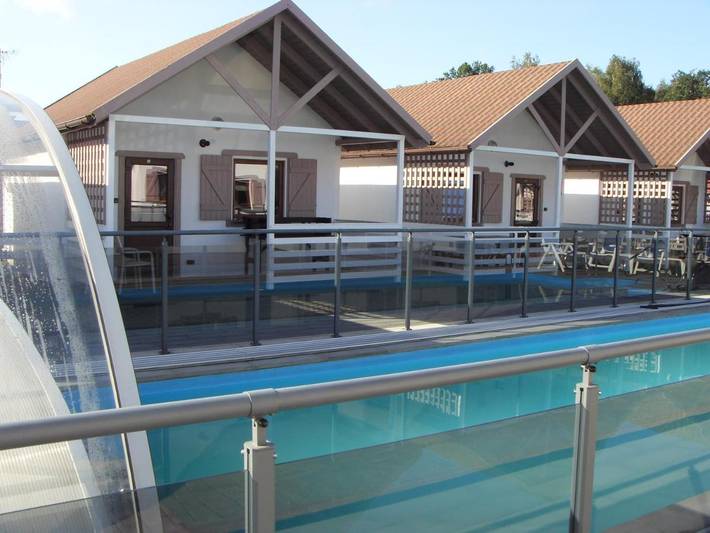 Lodge für 6 Personen, mit Ausblick und Garten sowie Kinderpool und Pool in Międzyzdroje - 4