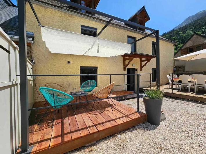 Maison de vacances pour 12 personnes, avec terrasse et jardin à Aragnouet