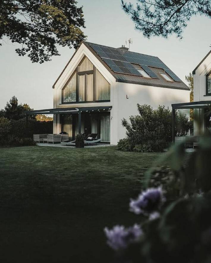 Ferienhaus für 4 Personen, mit Whirlpool und Garten sowie Sauna, mit Haustier