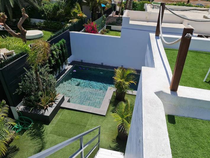 Villa for 4 people, with garden and pool in Playa del Inglés