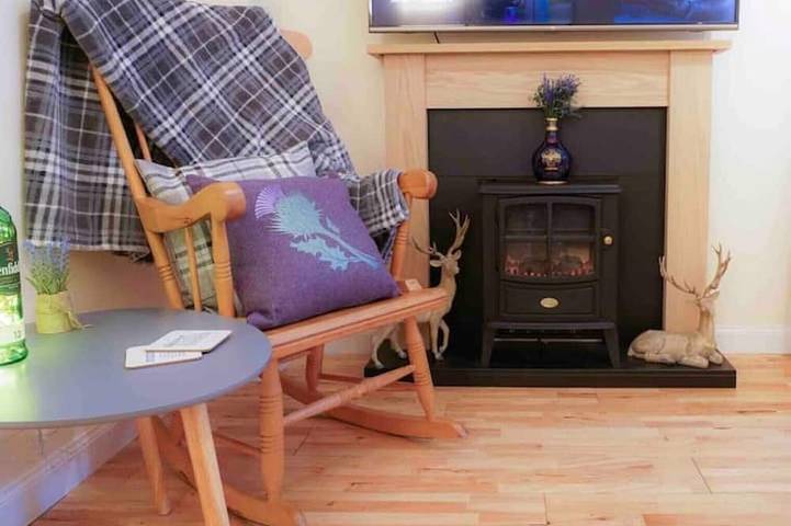 Log cabin for 2 people, with Garden in Blairgowrie (Perthshire)