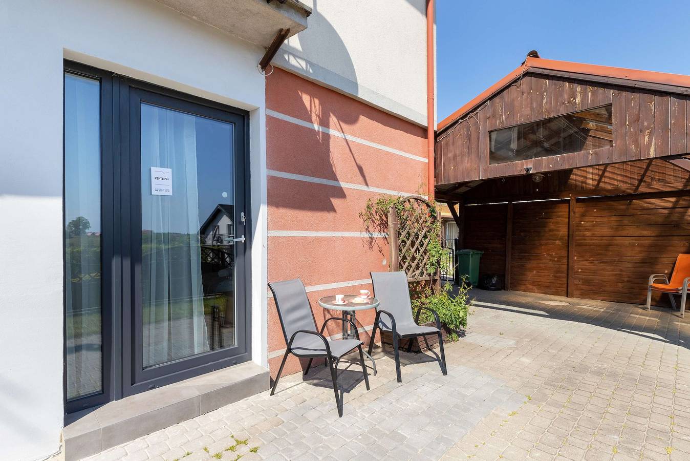Całe studio, Studio dla 2 osób z balkon/ taras in Chłapowo, Władysławowo