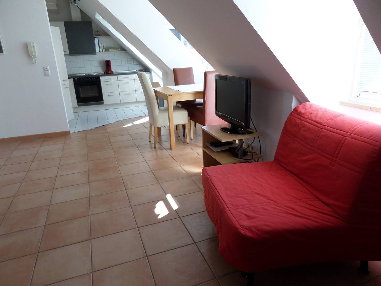 Entire apartment, Holiday Apartment Above the Rooftops in Lindau with Balcony in Lindau, Bavarian Swabia