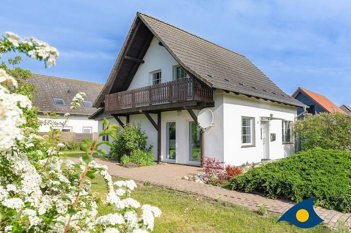 Ferienhaus für 6 Personen, mit Balkon und Garten in Pudagla