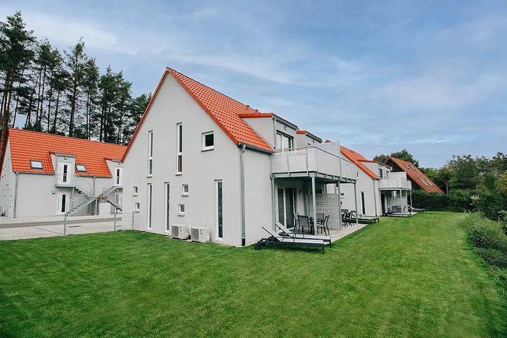 Hotel für 6 Personen, mit Balkon/Terrasse und Terrasse sowie Garten am Brombachsee