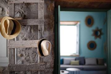 Location de vacances pour 5 personnes, avec terrasse dans Patmos