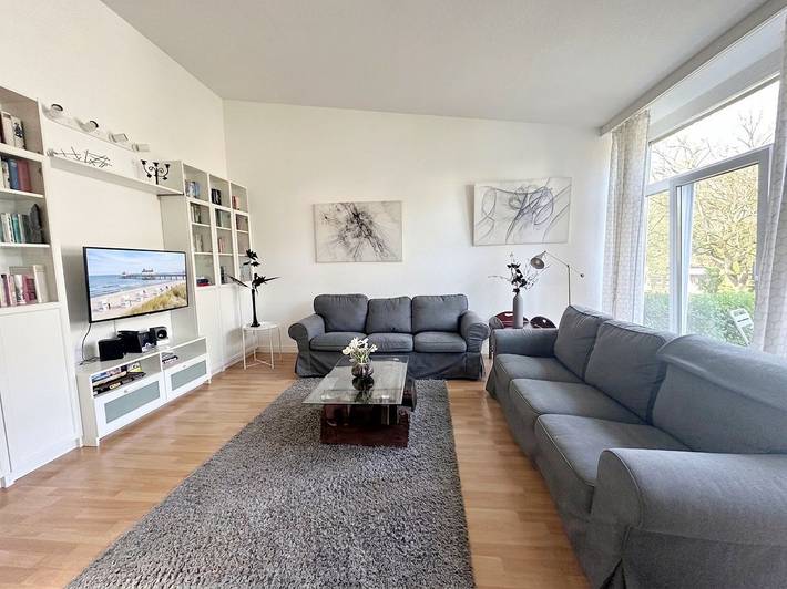 Ferienhaus für 7 Personen, mit Balkon/Terrasse und Terrasse sowie Garten und Sauna in Dahme