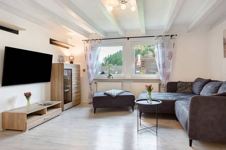 Ferienwohnung für 4 Personen, mit Balkon und Garten in Stockach