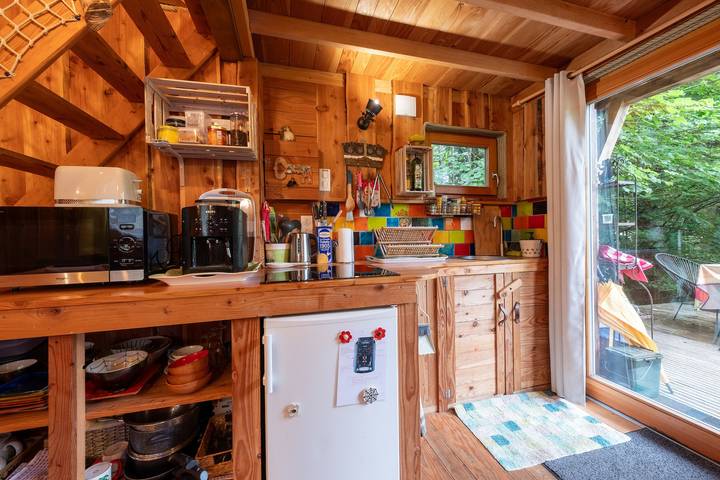 Chalet des Amoureux avec terrasse et jardin privés, Wi-Fi, pêche, rando in Épinal, Région d'Épinal