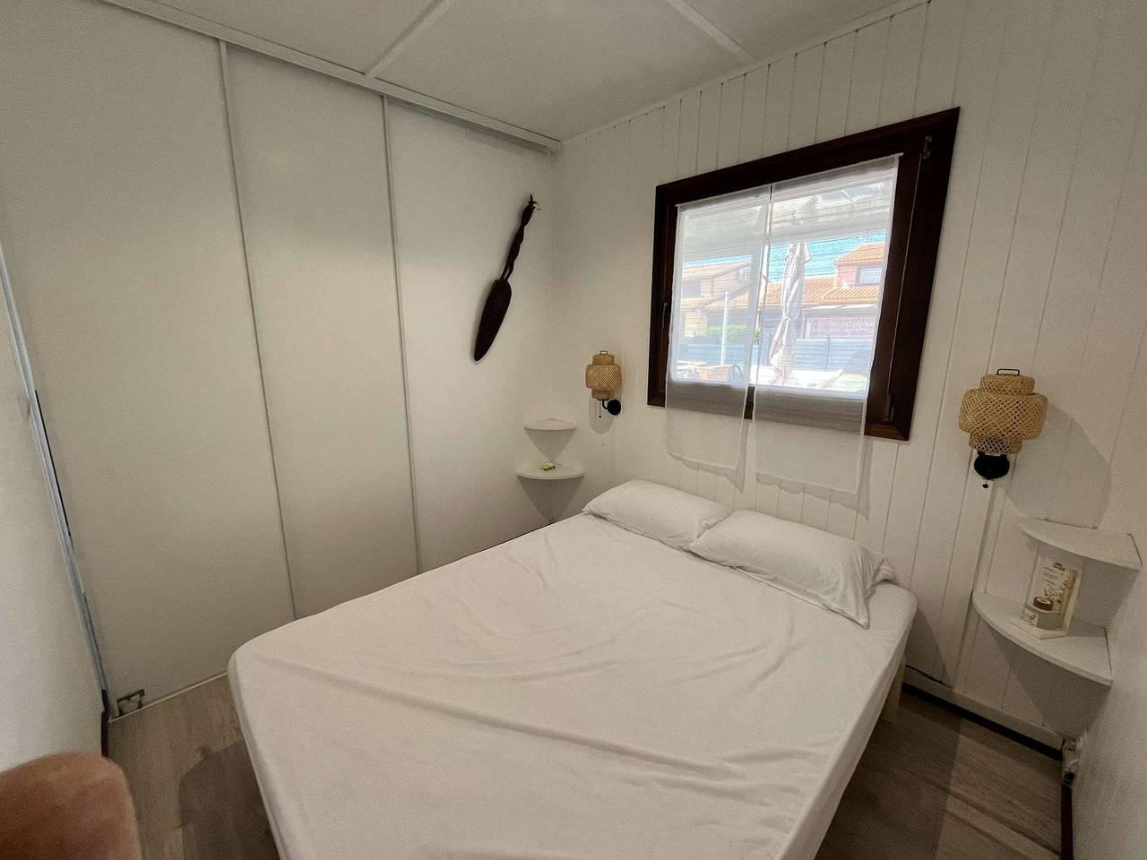 Appartement de vacances entier, Villa toute climatisée dans résidence Les Tamaris, 3 chambres, véranda, Wifi, à 400m de la plage de Portiragnes in Portiragnes Plage, Portiragnes