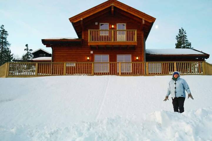 Feriehus for 7 personer, med sauna og balkong, dyr tillatt i Telemark