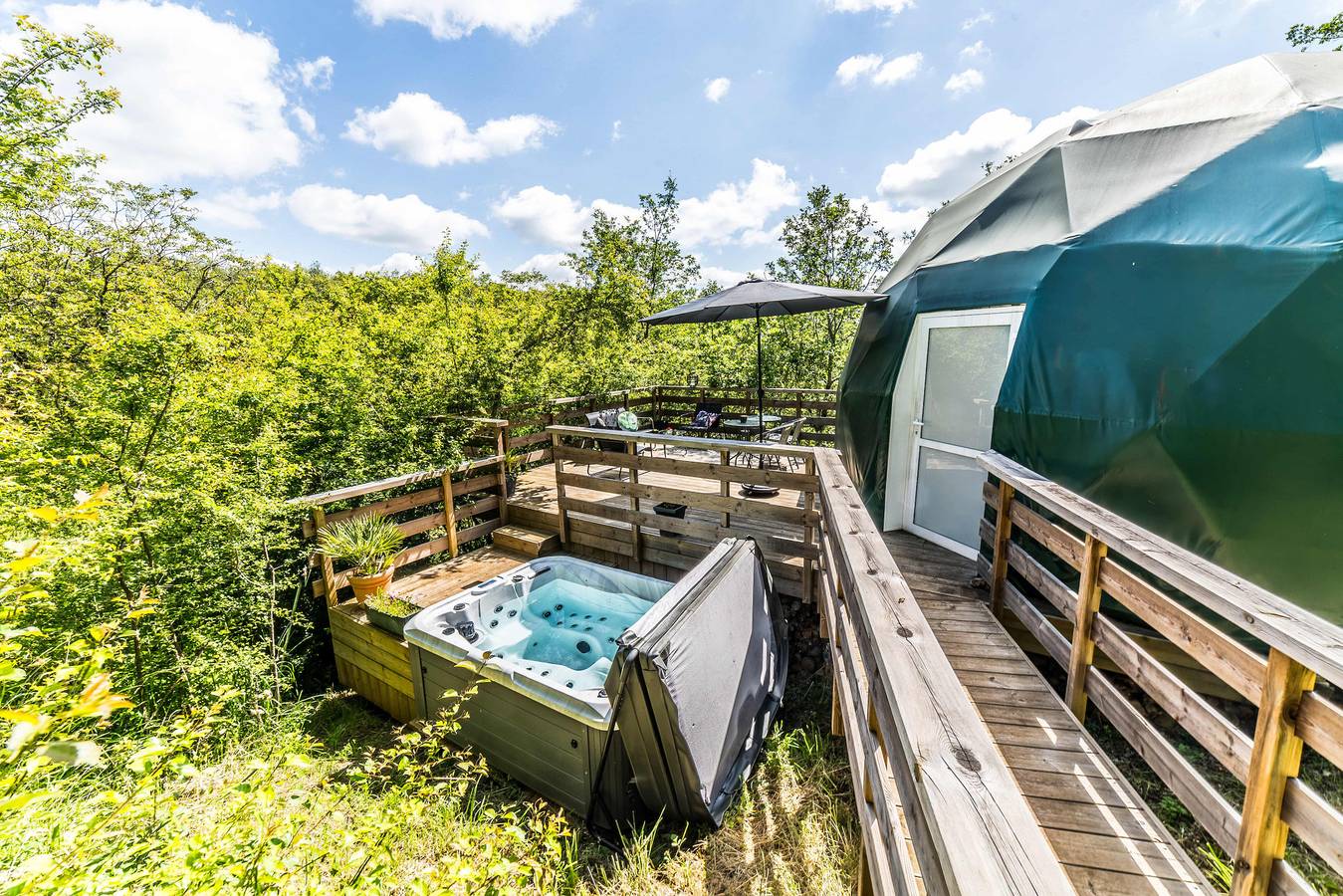 Bungalow für 2 Personen mit Garten in La Dornac, Périgord Noir