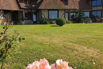 Location de vacances pour 10 personnes, avec jardin, animaux acceptés dans Plage de Pennedepie