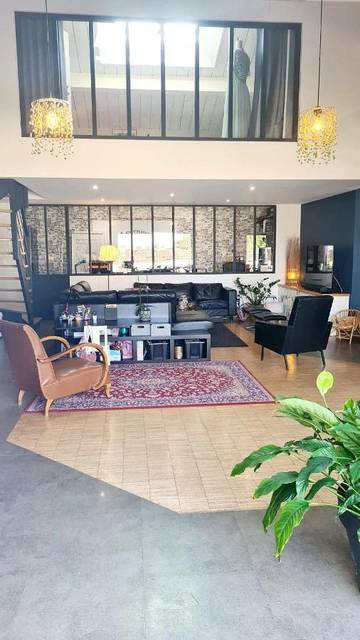 Cottage pour 12 personnes, avec jardin ainsi que piscine et vue à Aigrefeuille-sur-Maine