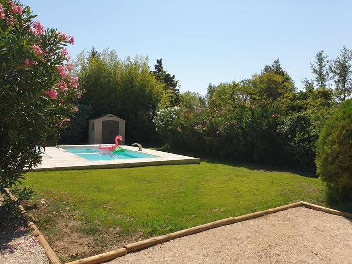 Location de vacances pour 6 personnes, avec jardin ainsi que piscine et vue à Sarrians - 4