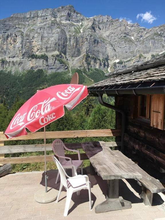 Gîte pour 6 personnes, avec terrasse ainsi que vue et jardin à Albinen - 2