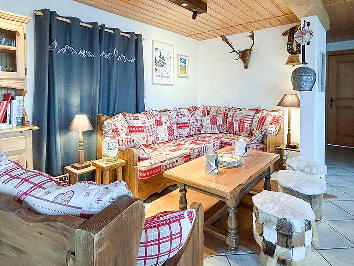 Location de vacances pour 12 personnes, avec vue ainsi que terrasse et sauna dans Les Crosets - 4