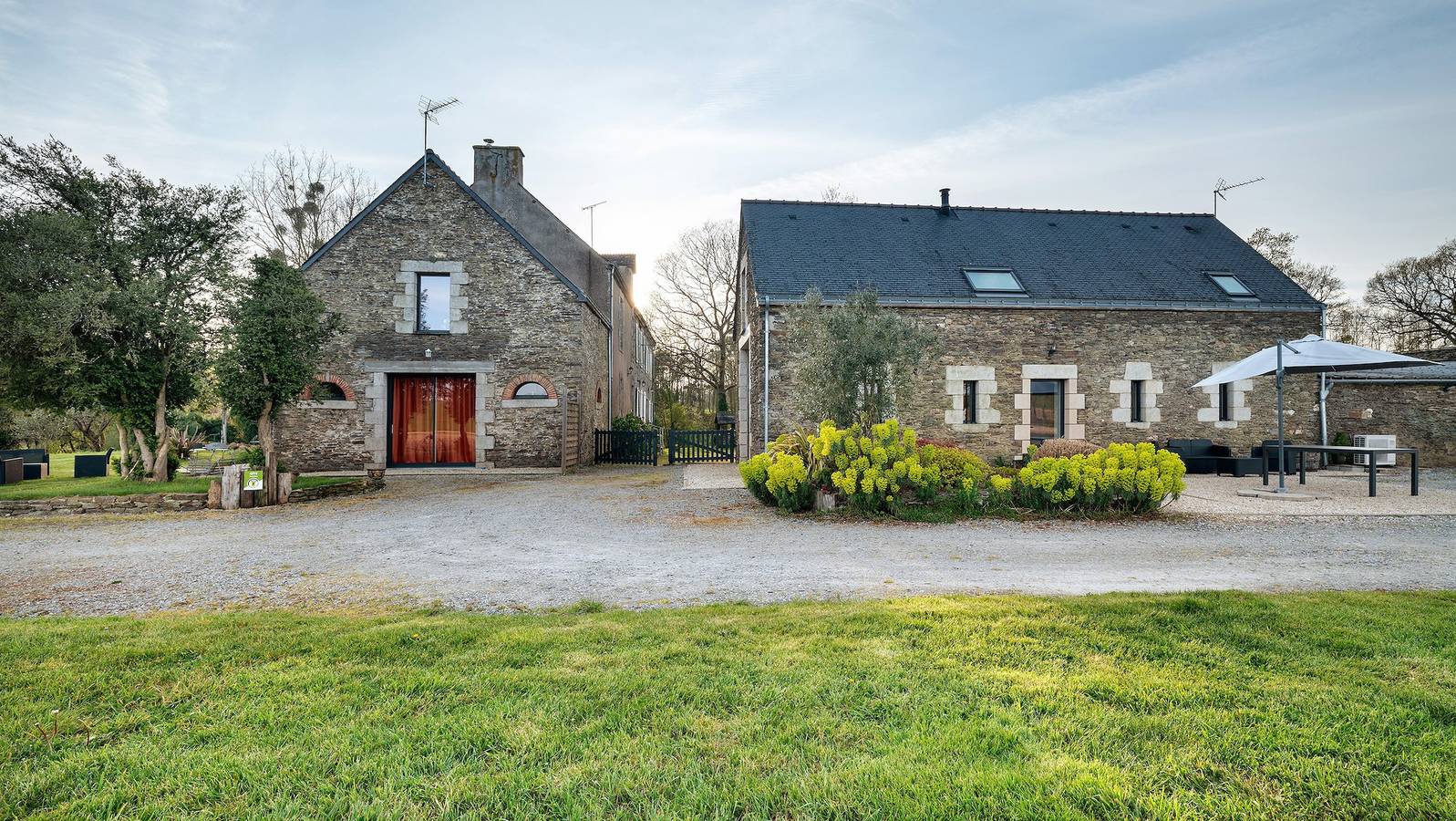 Gîte – Le Buis de Bréhaut: Terrasse, Garten und Wlan in Taupont, Vannes und Umgebung