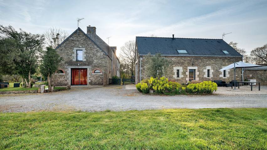 Location de vacances pour 3 personnes, avec Jardin dans Taupont, Région de Vannes