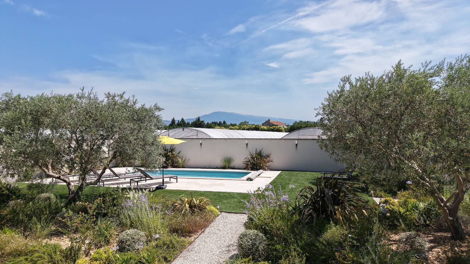Villa moderne piscine, vue Ventoux, 6 pers. Carpentras in Carpentras, Vaucluse