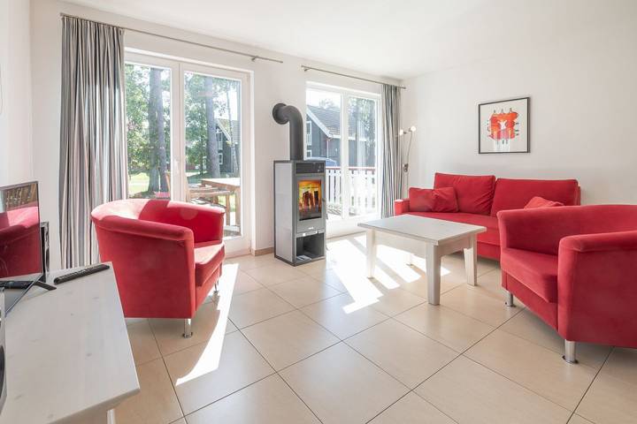 Ferienhaus für 4 Personen, mit Sauna und Ausblick sowie Terrasse, mit Haustier in Glowe