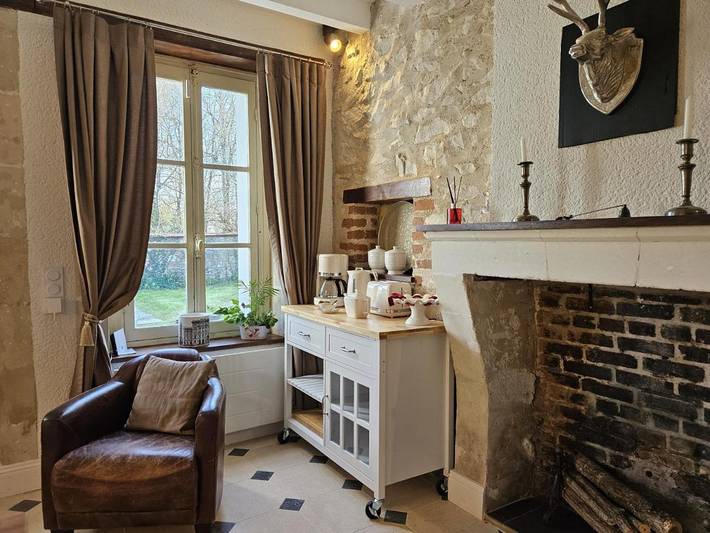 Location de vacances pour 4 personnes, avec piscine ainsi que vue et jardin à Châtillon-sur-Cher - 4