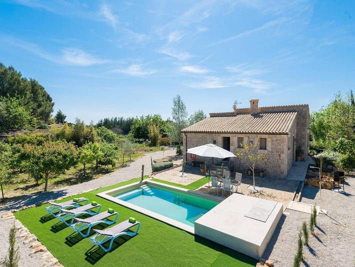 Maison de vacances pour 4 personnes, avec Jardin et Piscine à Sa Pobla