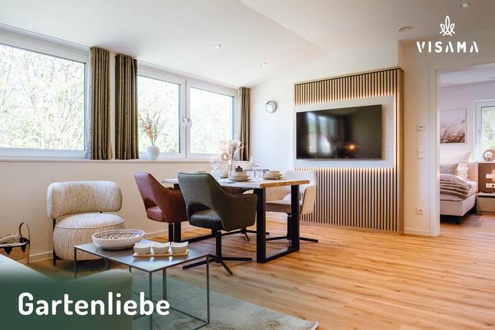 Ferienwohnung für 4 Personen, mit Terrasse und Garten sowie Ausblick in Fulda - 3