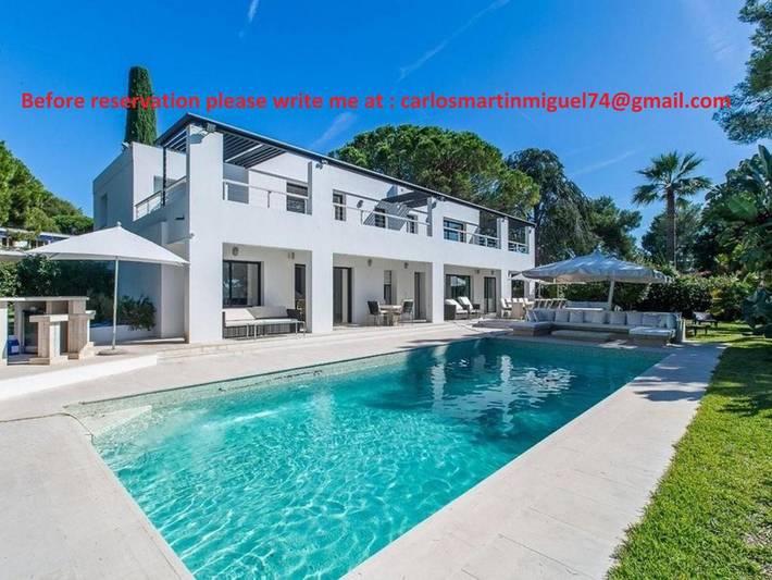 Villa voor 8 personen, with Balkon and Terras as well as Zwembad and Uitzicht in Saint-Jean-Cap-Ferrat