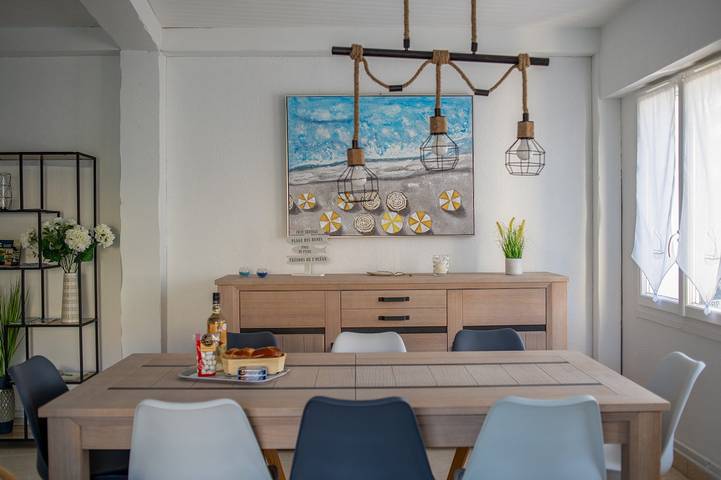 Gîte pour 7 personnes, avec jardin et terrasse ainsi que piscine et jacuzzi dans La Grande plage (Saint-Gilles-Croix-de-Vie) - 4