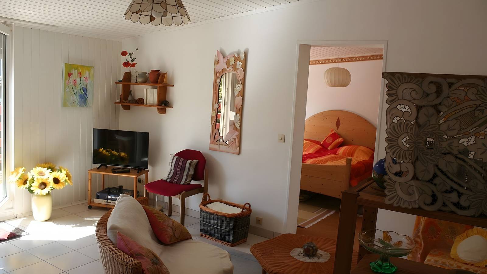 Ganze Wohnung, Schönthal am Weiher 2 Zimmer Fewo 54 qmtr für 2 Personen in Ludwigswinkel, Landkreis Südwestpfalz