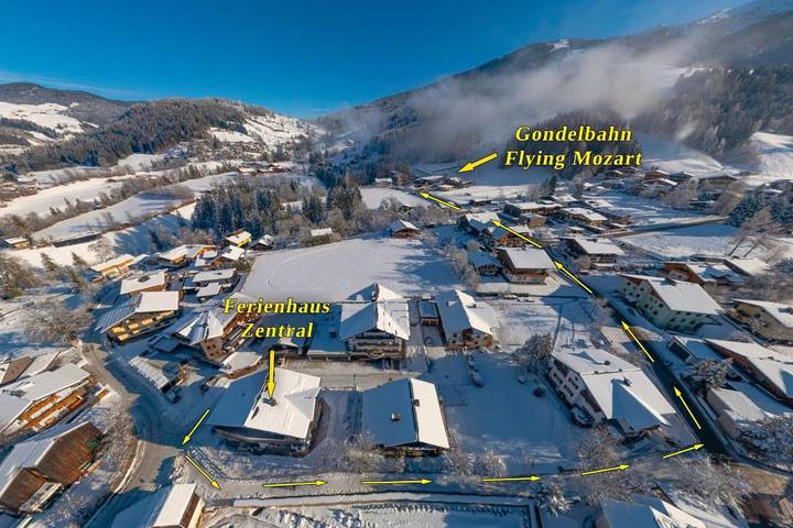 Ferienhaus für 4 Personen, mit Garten im Salzburger Land