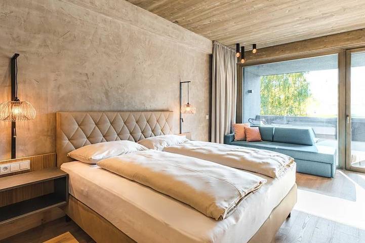 Ferienhaus für 3 Personen, mit Balkon und Garten sowie Sauna