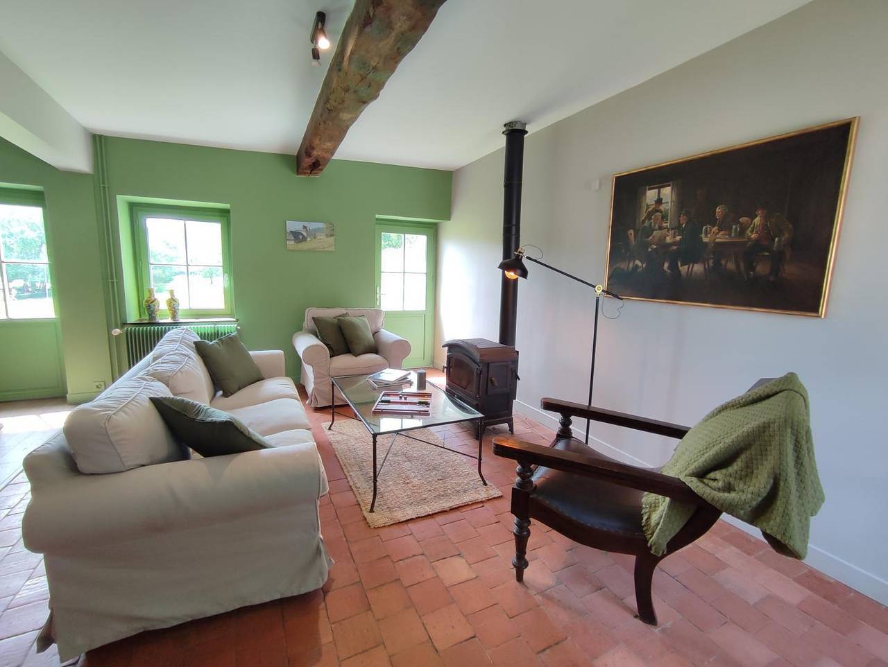 Gîte für 6 Personen mit Terrasse in Rives-en-Seine, Rouen und Umgebung