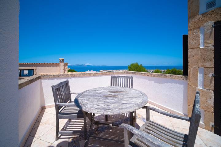 Finca für 8 Personen, mit Balkon und Garten in Colònia de Sant Pere