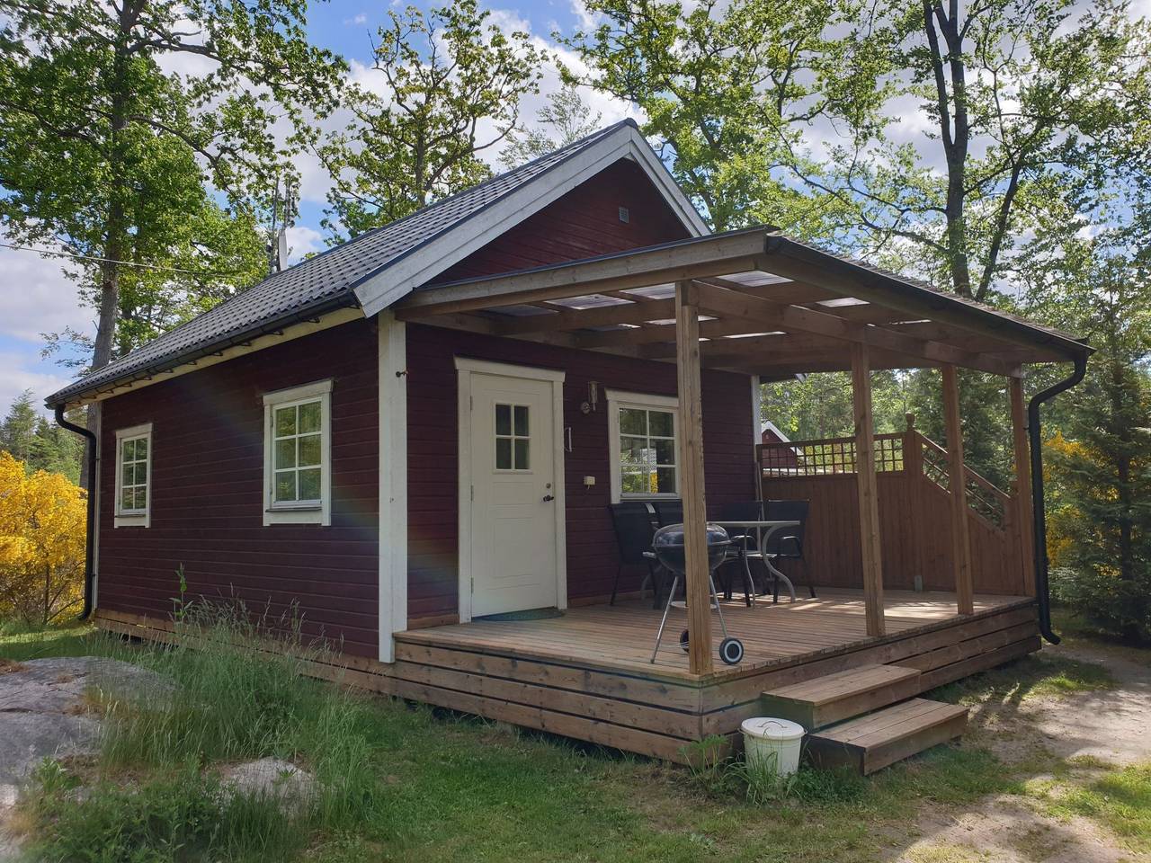 Gösen in Seenähe inklusive Ruderboot in Kalvshult, Kronoberg