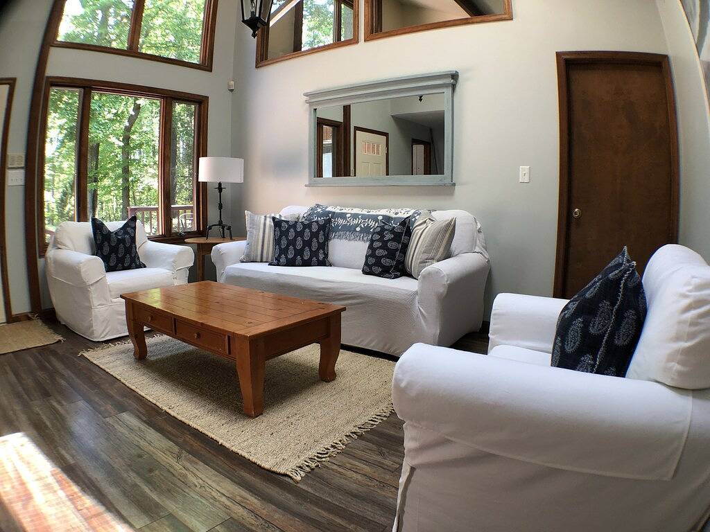 Haus am See mit abgelegener Bucht, Tiefwasserdock, viel Platz in Lake Anna