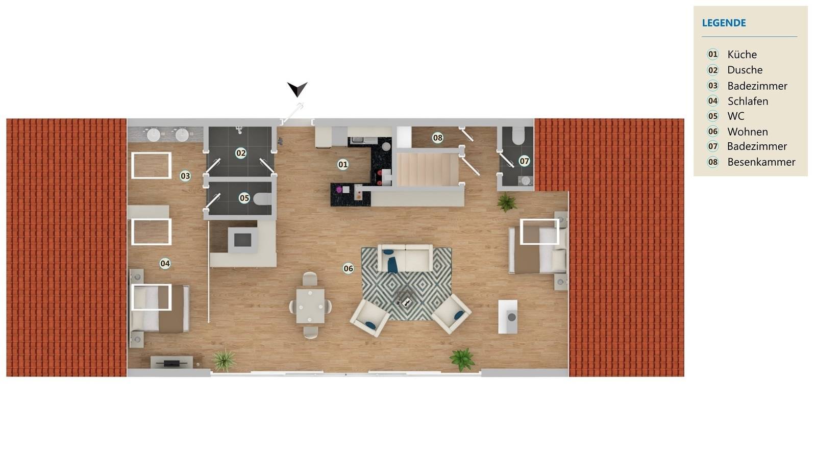 Ganze Ferienwohnung, Penthouse am Ammersee bis 4 Personen in Dießen am Ammersee, Ammersee