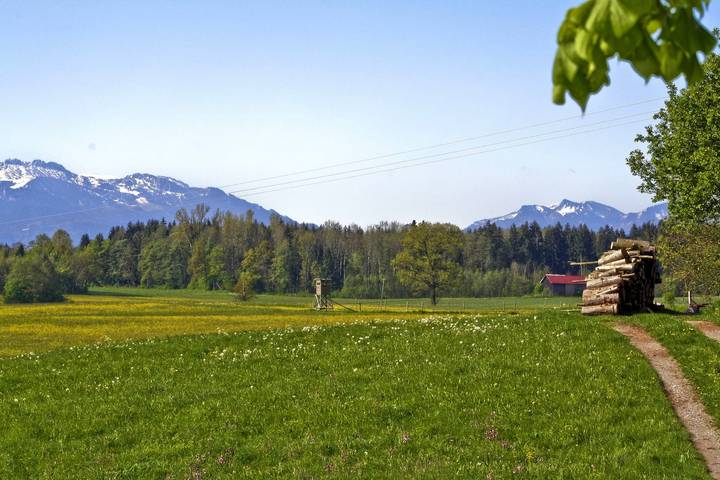 Paulhof am Chiemsee - Ferienwohnung Sonnenseite mit 2 sep. Schlafzimmer in Seebruck, Chiemsee