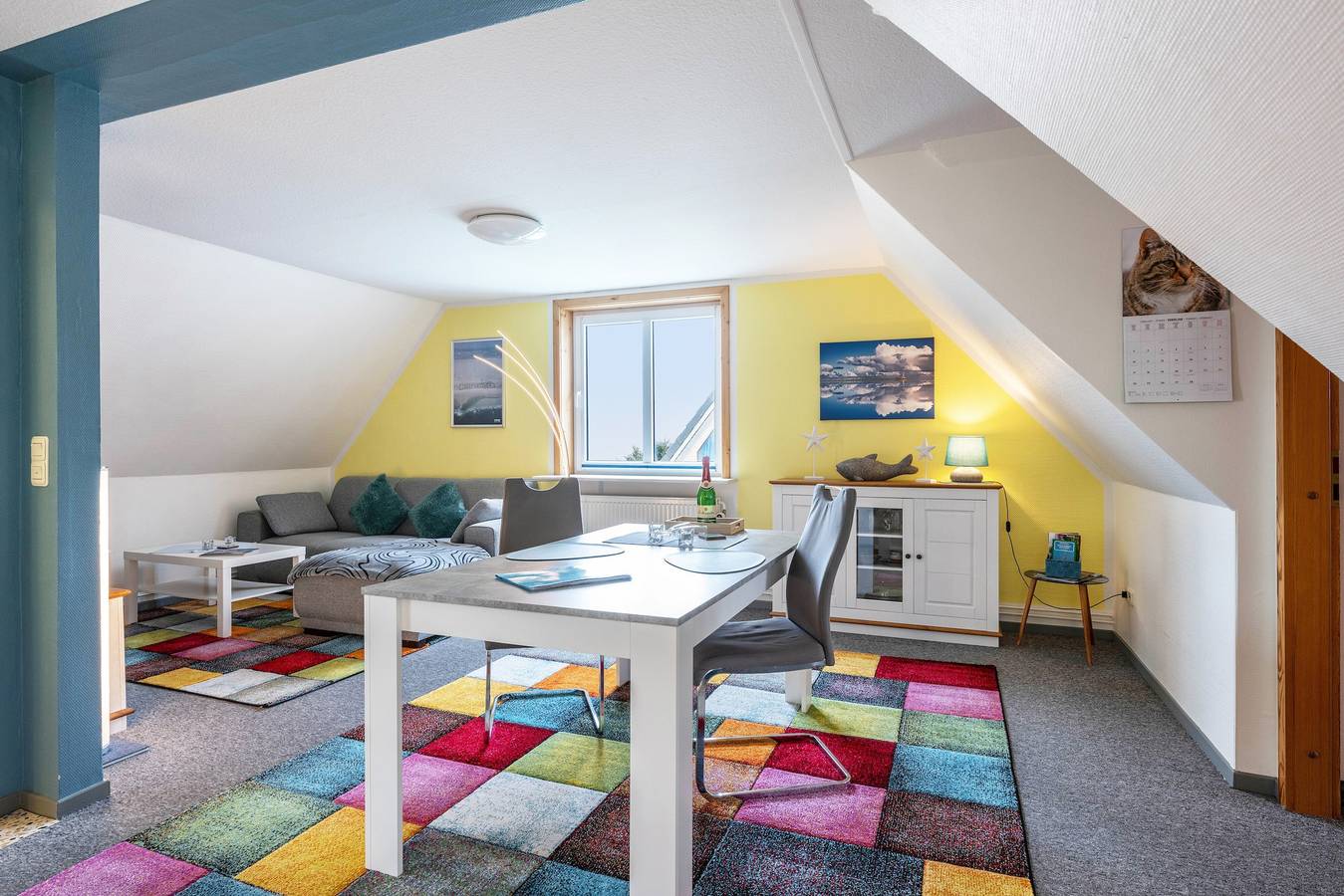 Ganze Wohnung, Ferienwohnung 'Bi Buje' mit Balkon und Wlan in Nordstrand (Gemeinde), Nordseeküste