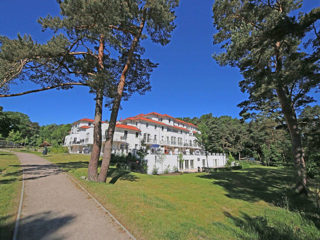 Ganze Ferienwohnung, F: Haus Meeresblick A 2.27 Kapitänskajüte mit Balkon in Baabe, Rügen