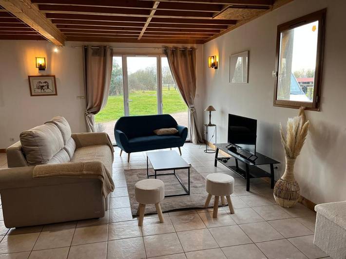 Maison de vacances pour 6 personnes, avec Terrasse ainsi que Jardin et Vue