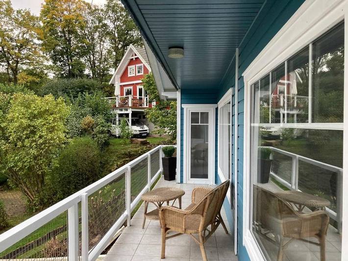 Hütte für 4 Personen, mit Balkon und Garten sowie Sauna und Seeblick am Edersee - 4