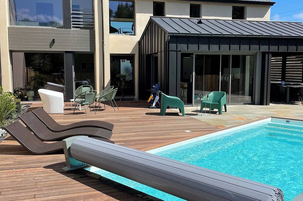 La Villa Douce 5* architect house near dinard in La Richardais, Saint-Malo region