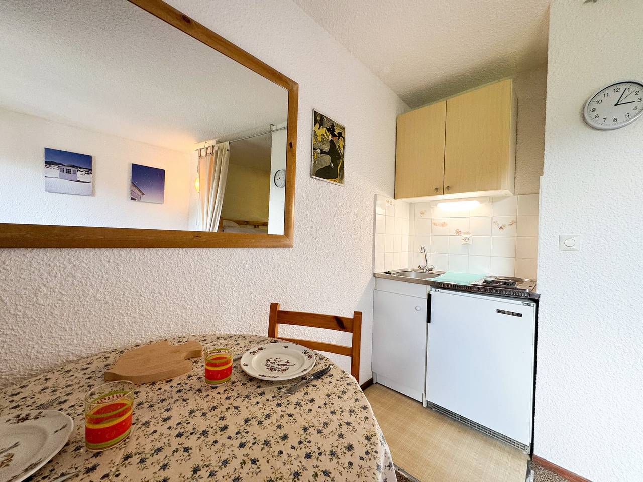 Ganzes Studio, Ski-in Apartment in Bernex mit Balkon und Parkplatz in Bernex, Thonon-les-Bains und Umgebung
