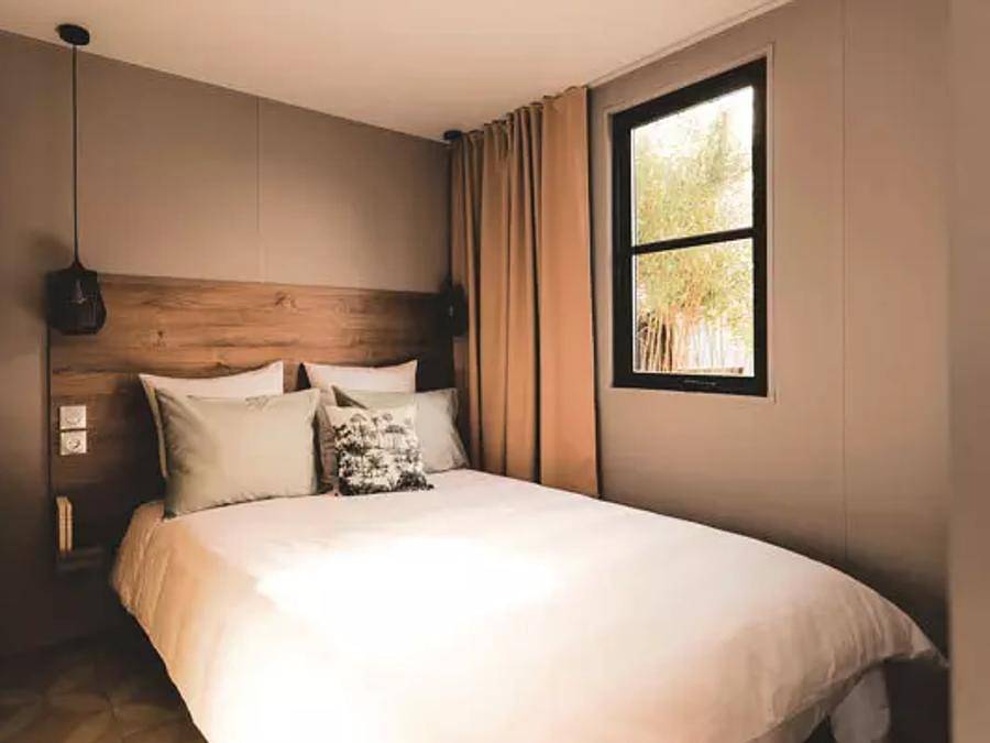 Camping Le Paradis Carcans Lacanau - Mobile home 6 persons - Prestige ++ 4 Rooms 6 People Air-conditioned +Tv in Carcans, Lesparre-Médoc region