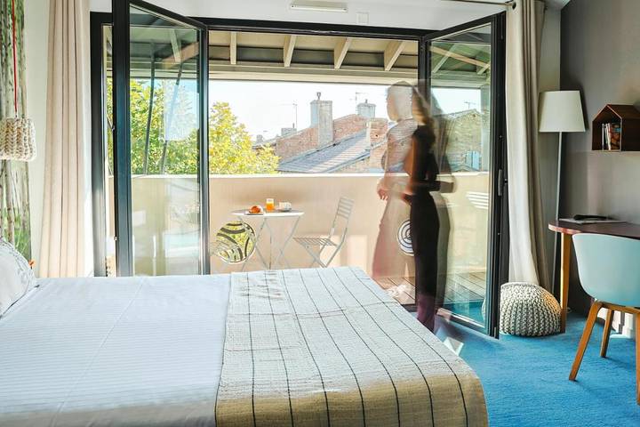 Hôtel pour 2 personnes, avec terrasse, animaux acceptés à L'Isle-Jourdain - 4